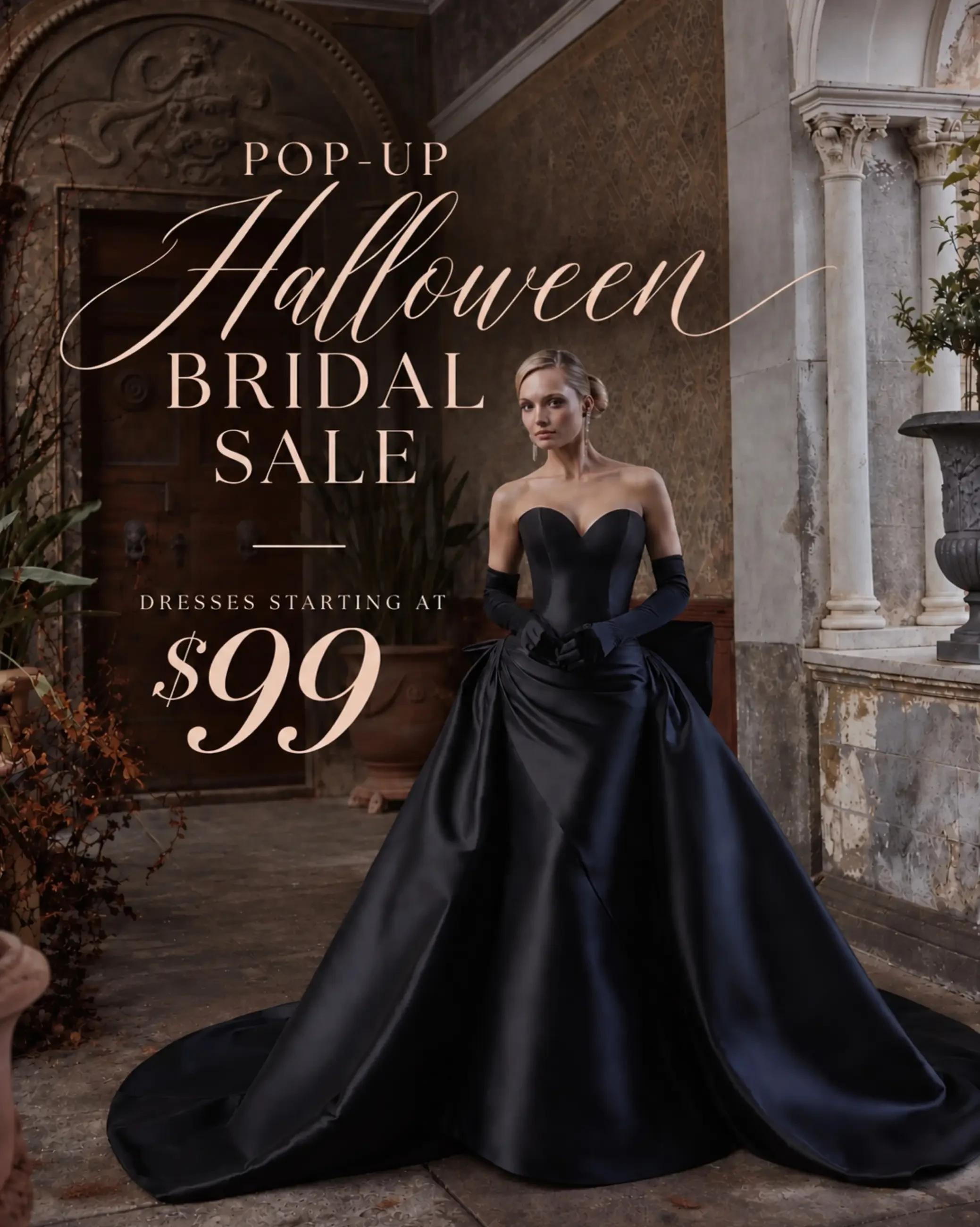 Pup Up Halloween Bridal Sale