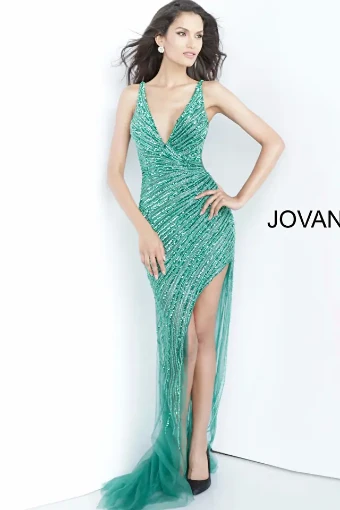 Jovani Style #63405 $3 Emerald thumbnail