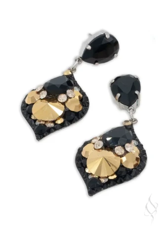 Stefanie Somers Style #Minsk $67 Black Gold thumbnail