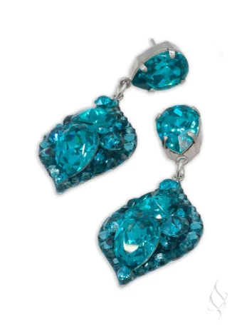 Stefanie Somers Style #Minsk $77 Teal. thumbnail