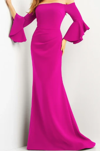 Jovani Style #07065 $5 Fuchsia thumbnail