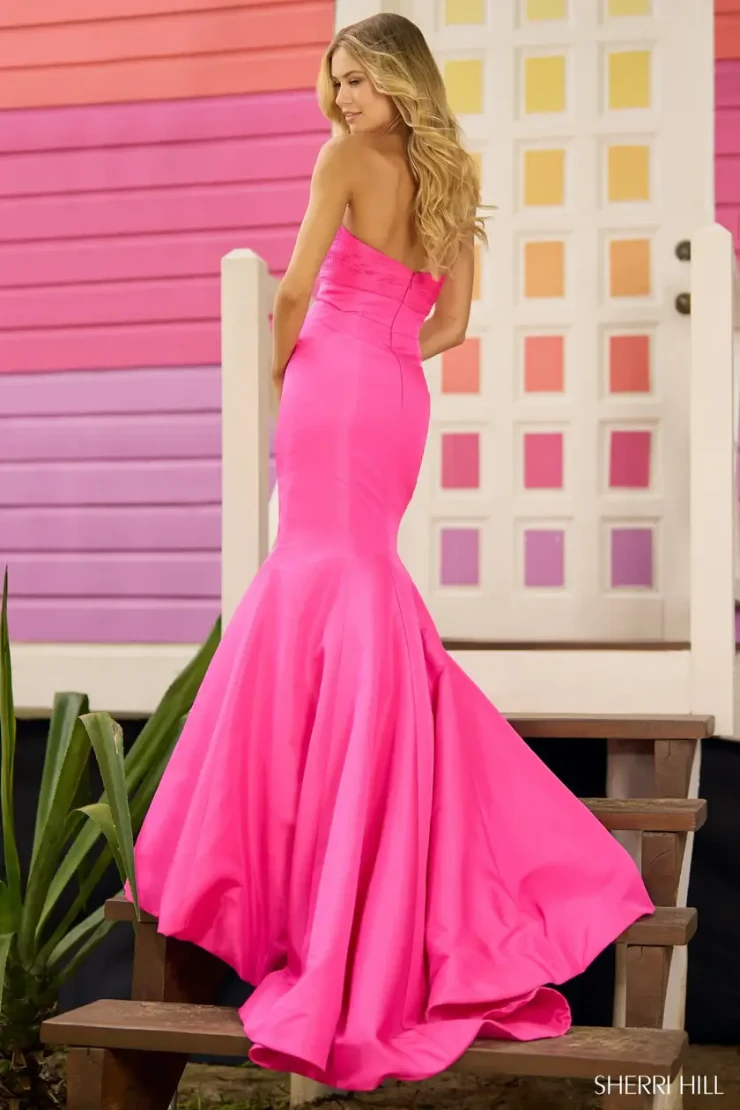 Sherri Hill Style #56058 #1 Bright Pink picture