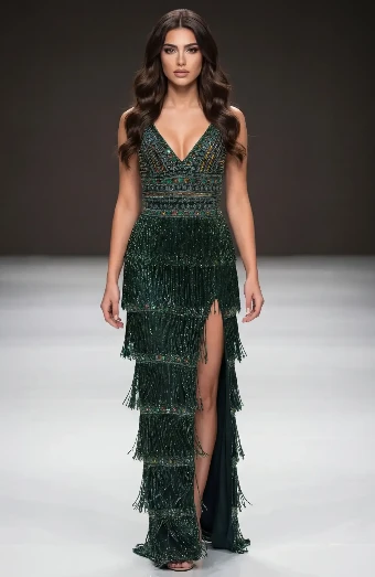 Jovani Style #38846 $1 Dark Green thumbnail