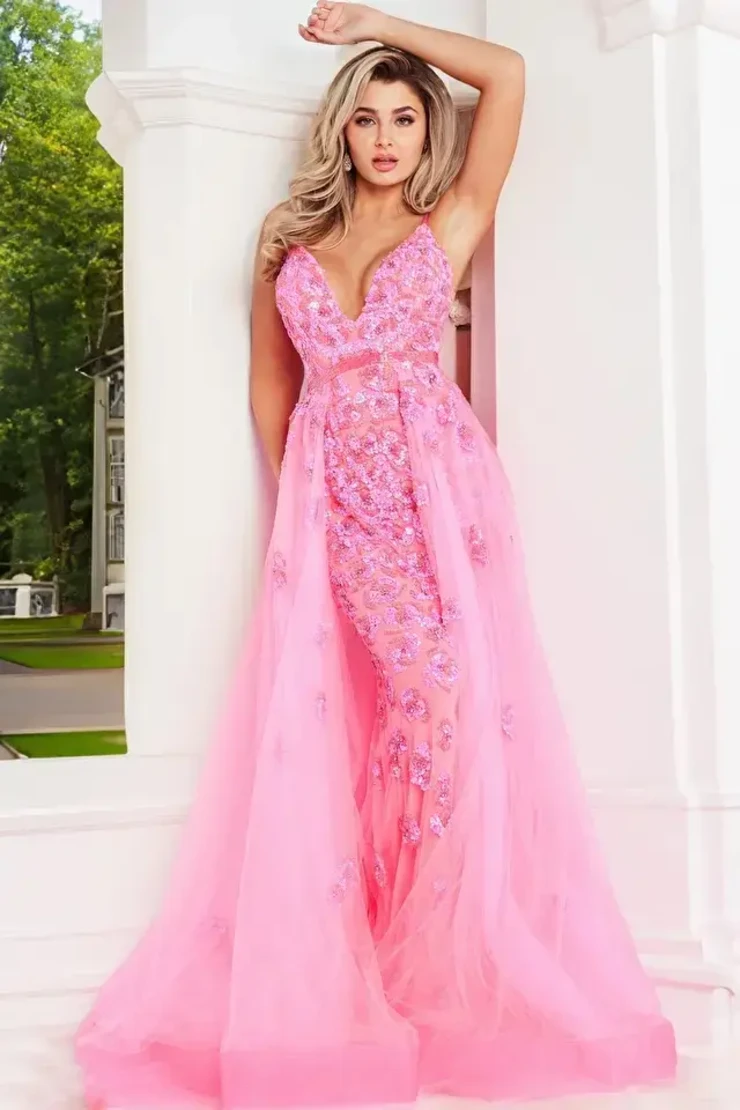 Jovani Style #62929 #0 default Hot Pink/Hot Pink picture