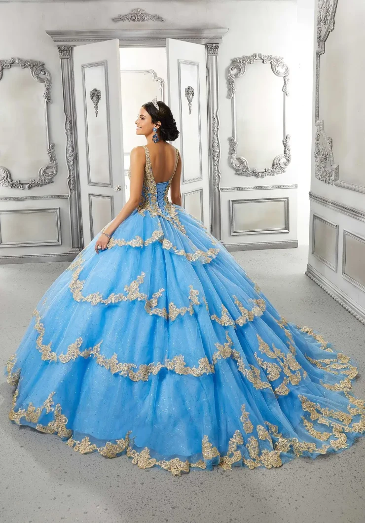 Vizcaya by Morilee Style #89324 #1 French Blue/Gold picture