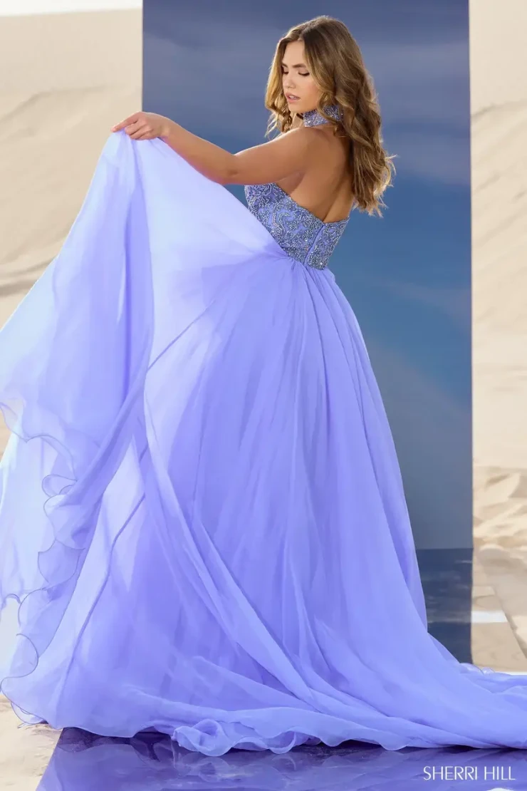 Sherri Hill Style #56852 #1 Lilac picture