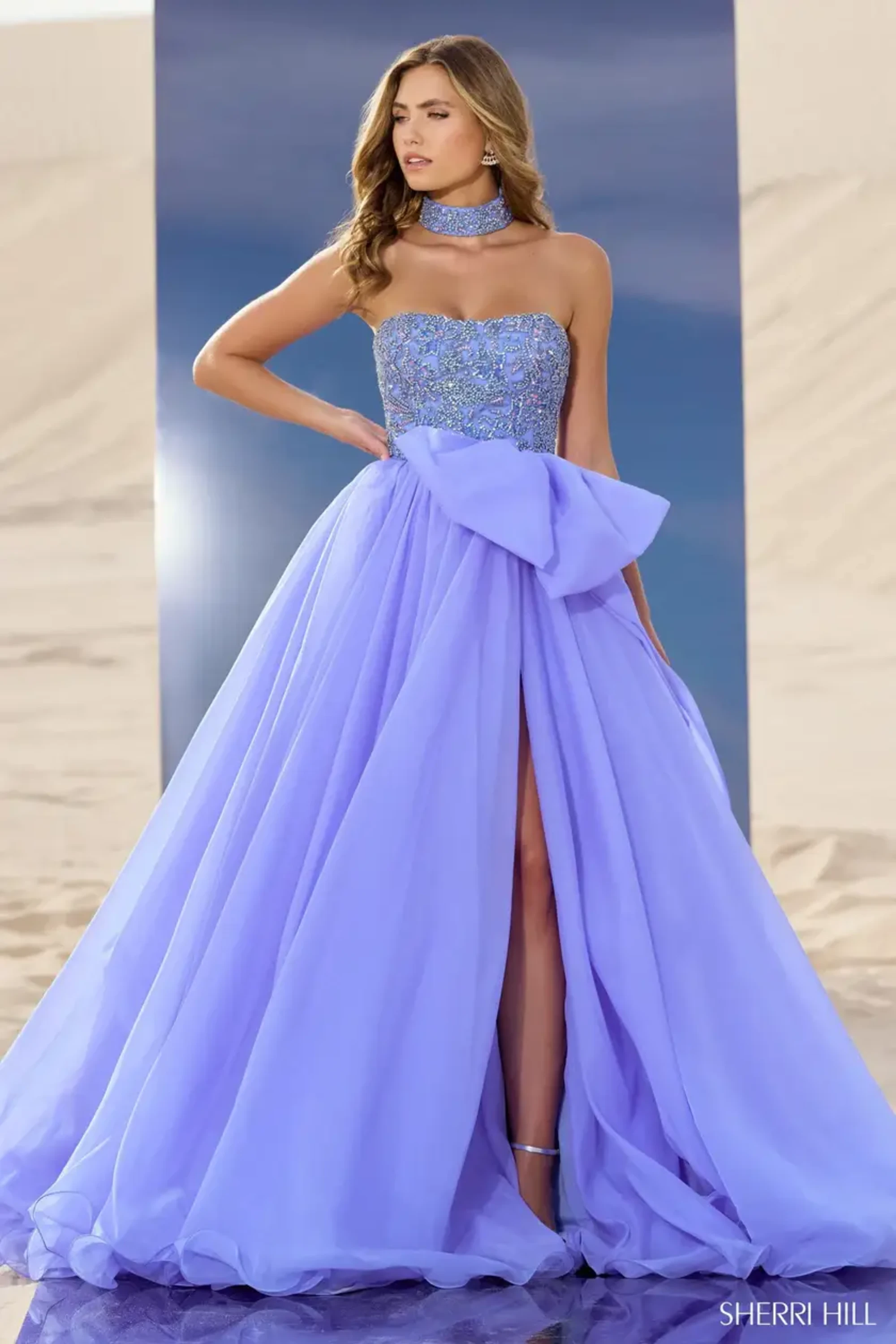 green emerald velvet dress SHERRI HILL - 56932 main image 0