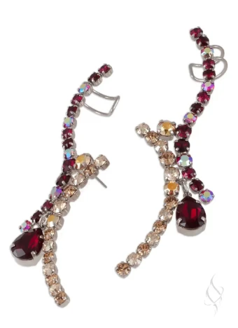 Stefanie Somers Style #Caitlin $4 Burgundy Gold thumbnail