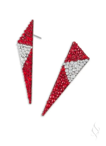 Stefanie Somers Style #Haley Demi $4 Crystal Red. thumbnail