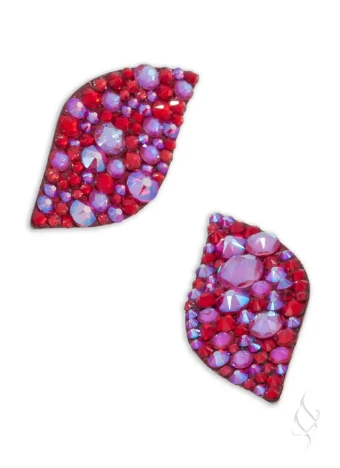 Stefanie Somers Style #Halle $42 Red Shimmer thumbnail