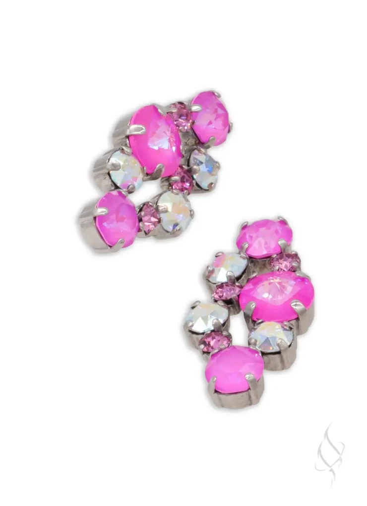 Stefanie Somers Style #Marisa Studs #1 Cerise. picture