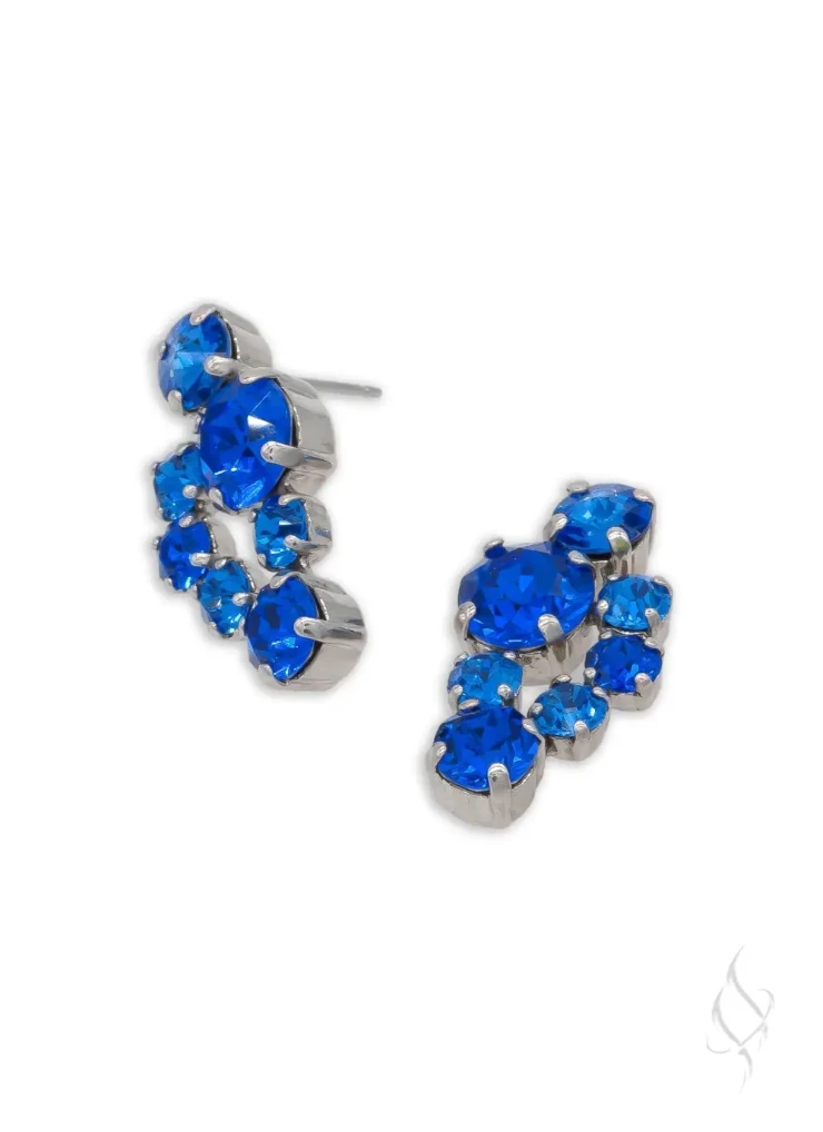 Stefanie Somers Style #Marisa  Studs Mini #8 Royal. picture