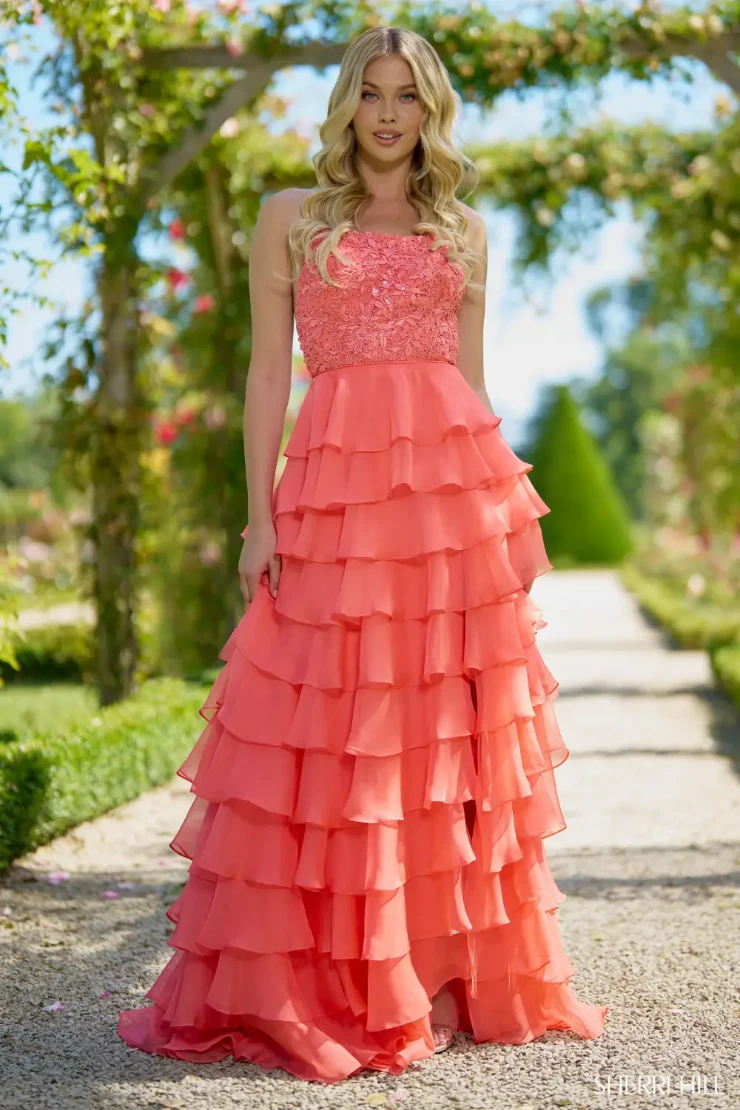 Sherri Hill Style #56866 #0 default Coral picture