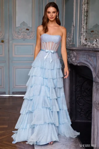Sherri Hill Style #57739 $0 default Light Blue thumbnail