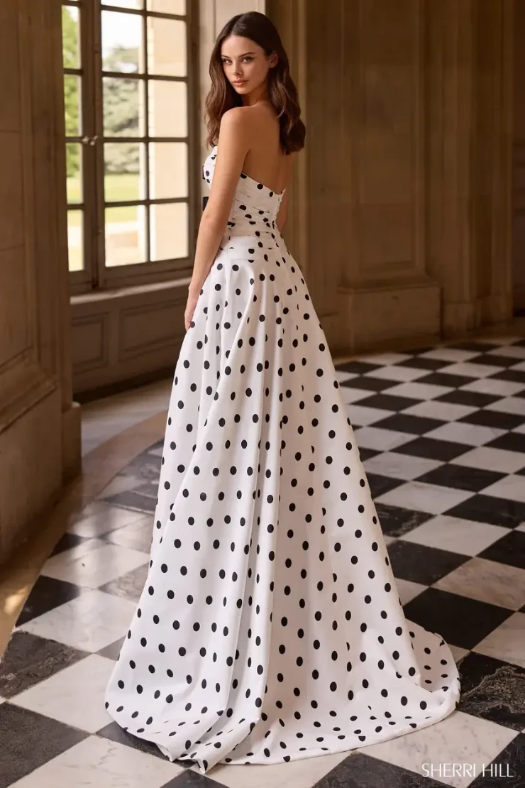 Sherri Hill Style #57764 #1 Ivory/Black picture