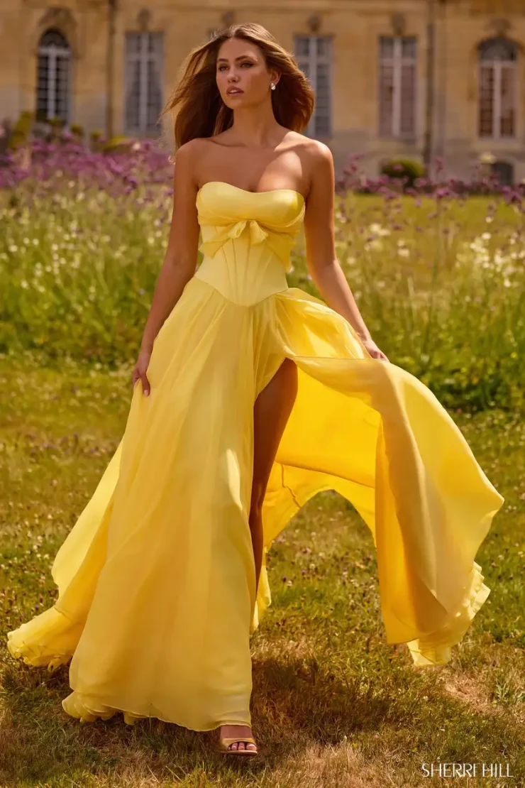 Sherri Hill Style #57810 #0 default Light Yellow picture