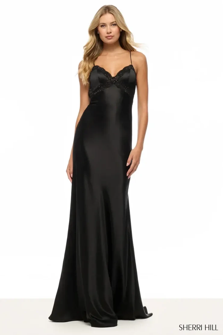 Sherri Hill 57822 #7 Black picture