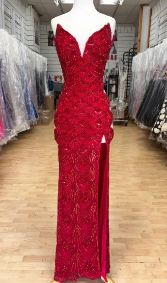 Jasz Couture Style #7919 $3 Red thumbnail