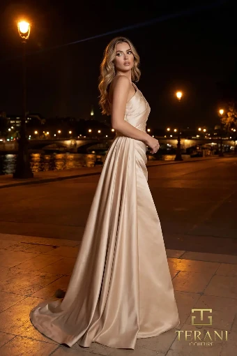 Terani Couture Style #261M6411 $3 Champagne thumbnail