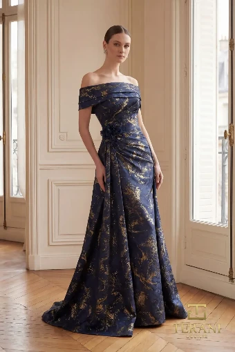 Terani Couture Style #261M6444 $6 Navy/Gold thumbnail