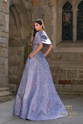 Terani Couture Style #261M6453 $3 Blue Rose thumbnail