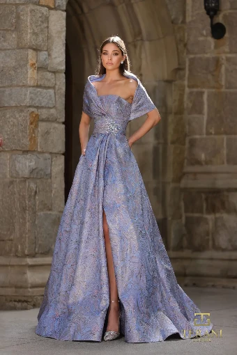 Terani Couture Style #261M6453 $2 Blue Rose thumbnail