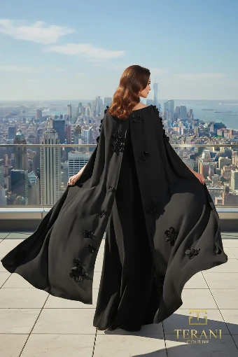Terani Couture Style #261M6687 $5 Black thumbnail