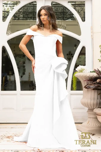 Terani Couture Style #242M3335 $8 Ivory thumbnail