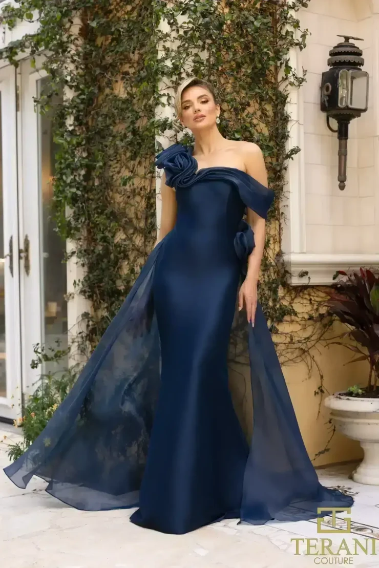 Terani Couture Style #242M3342 #0 default Navy picture