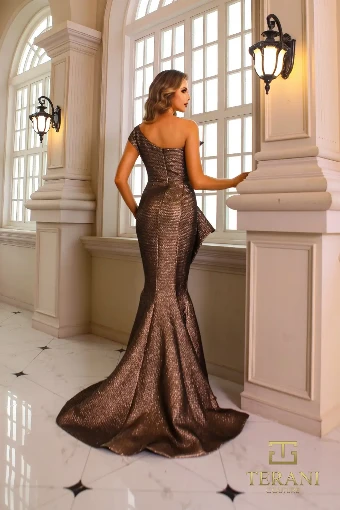 Terani Couture Style #251E4201 $1 Amber thumbnail