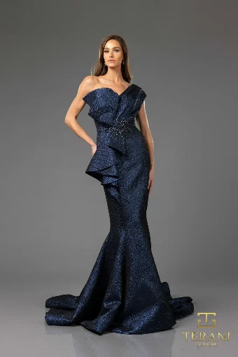 Terani Couture Style #251E4201 $4 Navy thumbnail