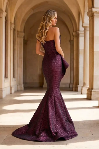 Terani Couture Style #251E4201 $9 Wine thumbnail
