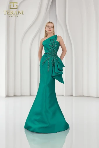 Terani Couture Style #251E4265 $5 Emerald thumbnail