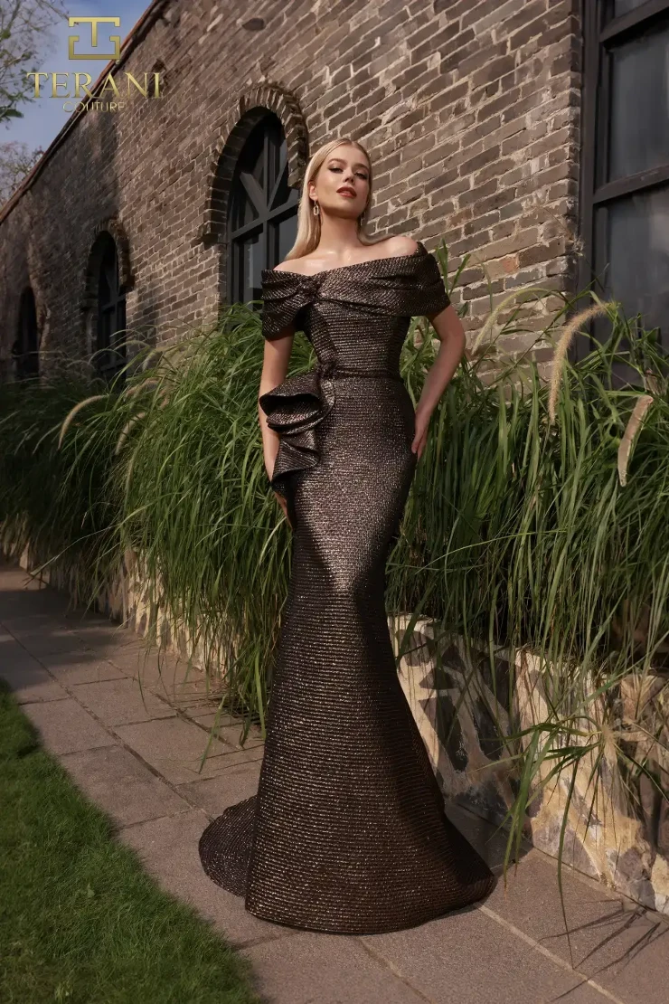 Terani Couture Style #251M4448 #0 default Amber picture