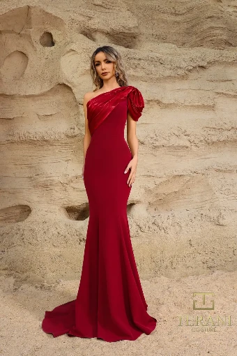 Terani Couture Style #252E5514 $0 default Wine thumbnail