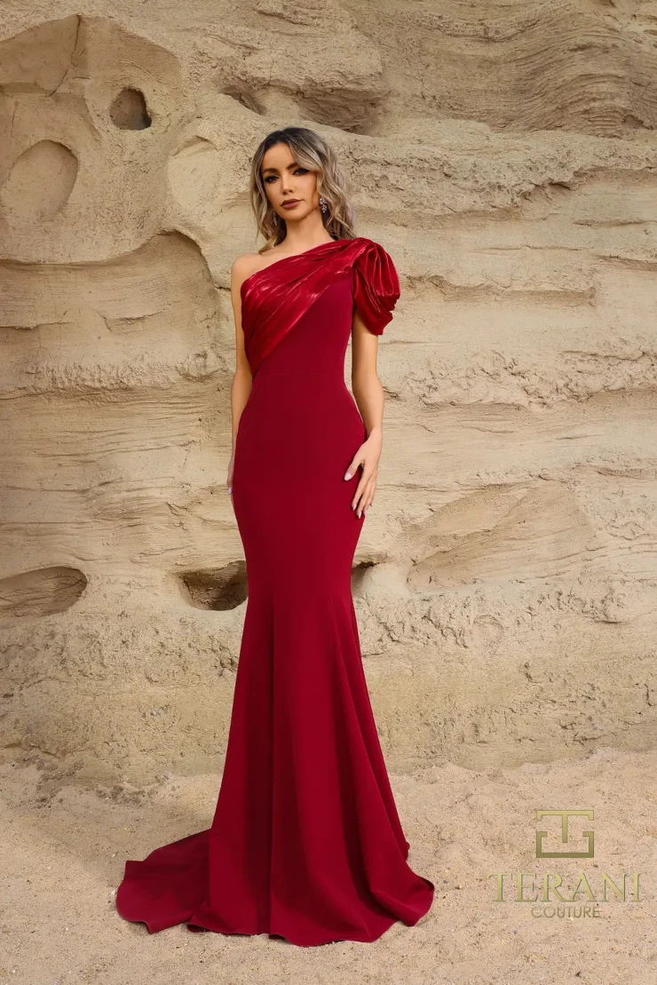 Terani Couture Style #252E5514 #0 default Wine picture
