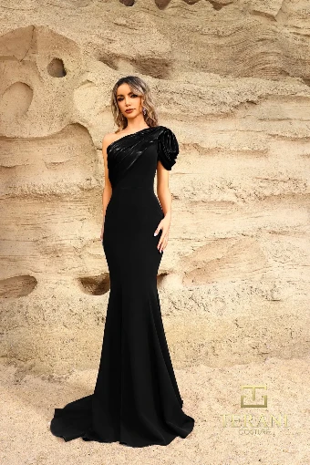 Terani Couture Style #252E5514 $2 Black thumbnail