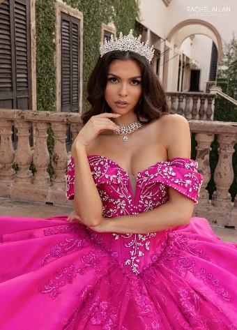 Alianna by Rachel Allan Style #RQ6001 $7 Fuchsia thumbnail