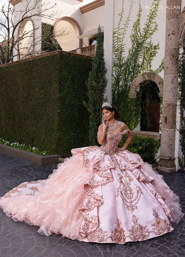 Alianna by Rachel Allan Style #RQ6004 #15 Blush Rose Gold picture