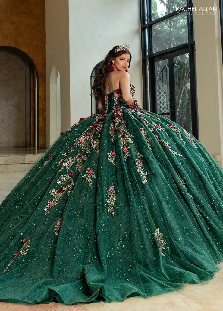 Alianna by Rachel Allan Style #RQ6011 #1 Emerald Multi picture