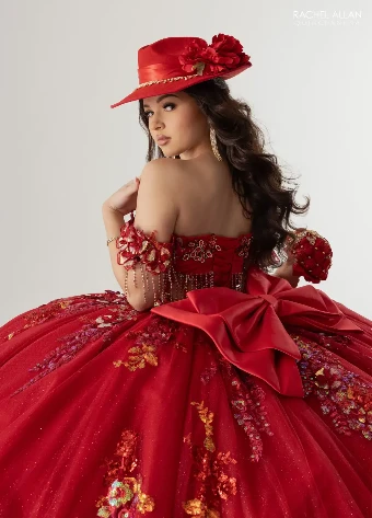Alianna by Rachel Allan Style #RQ6012 $3 Deep Red thumbnail