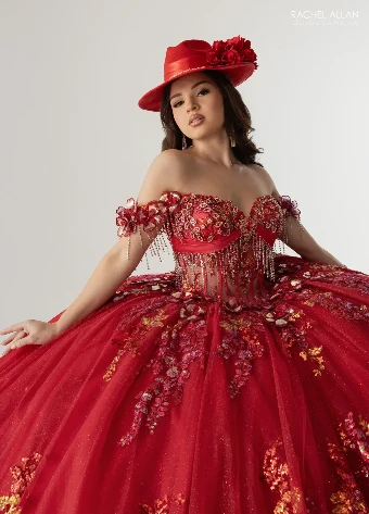Alianna by Rachel Allan Style #RQ6012 $2 Deep Red thumbnail