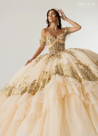 Alianna by Rachel Allan Style #RQ6012 $7 Champagne Gold thumbnail