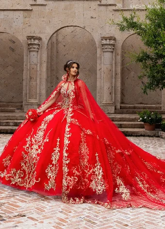 Alianna by Rachel Allan Style #RQ6015 $11 Red Gold thumbnail