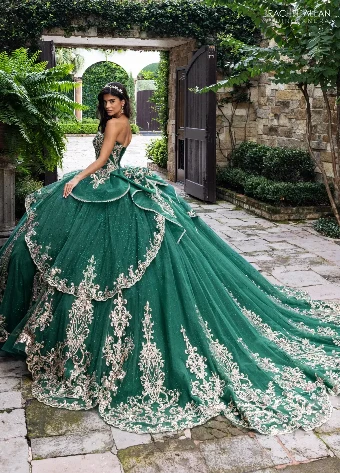 Alianna by Rachel Allan Style #RQ6015 $2 Emerald Gold thumbnail