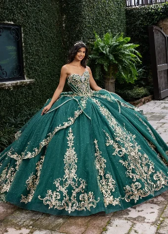 Alianna by Rachel Allan Style #RQ6015 $4 Emerald Gold thumbnail