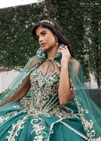 Alianna by Rachel Allan Style #RQ6015 $5 Emerald Gold thumbnail