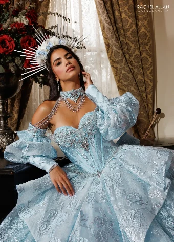 Alianna by Rachel Allan Style #RQ6020 $9 Powder Blue thumbnail