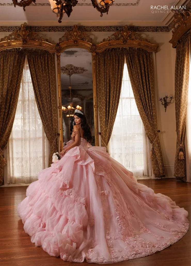 Alianna by Rachel Allan Style #RQ6025 #1 Pink picture