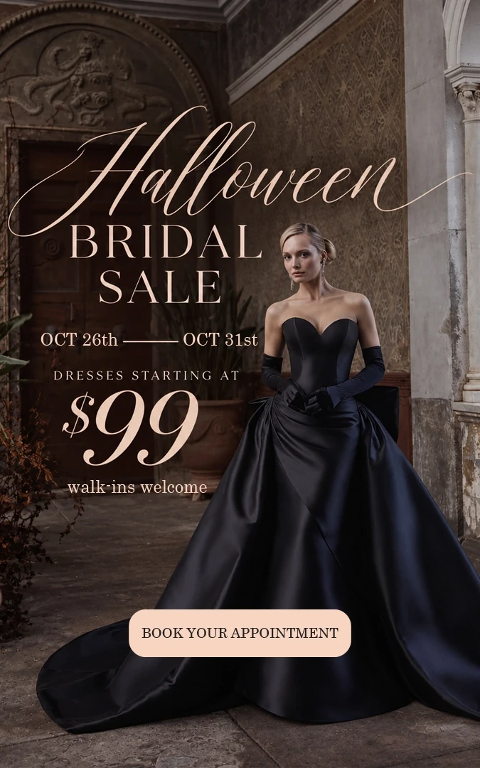 HALLOWEEN BRIDAL SALE